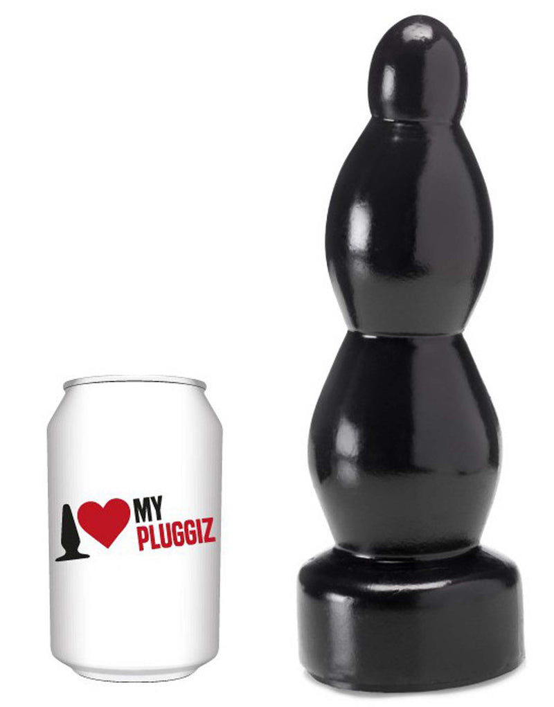 Gangbangster - Towy - Buttplug - 22 x 7,7 cm - PVC - Zwart