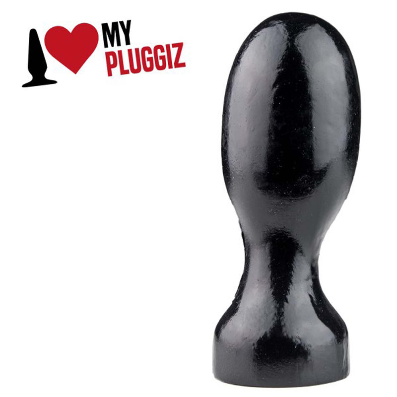 Gangbangster - Ovaly - Buttplug - 11 x 4,8 cm - PVC - Zwart