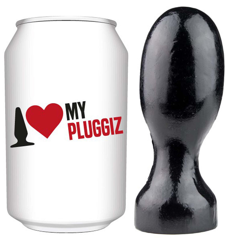Gangbangster - Ovaly - Buttplug - 11 x 4,8 cm - PVC - Zwart