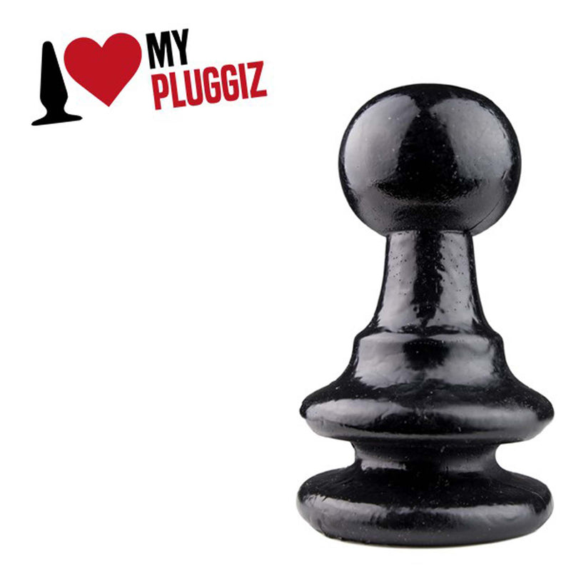 Gangbangster - King Chess - Buttplug - 15 x 9,5 cm - PVC - Zwart