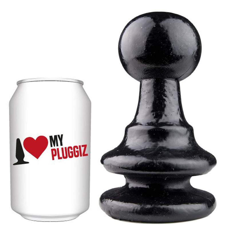 Gangbangster - King Chess - Buttplug - 15 x 9,5 cm - PVC - Zwart