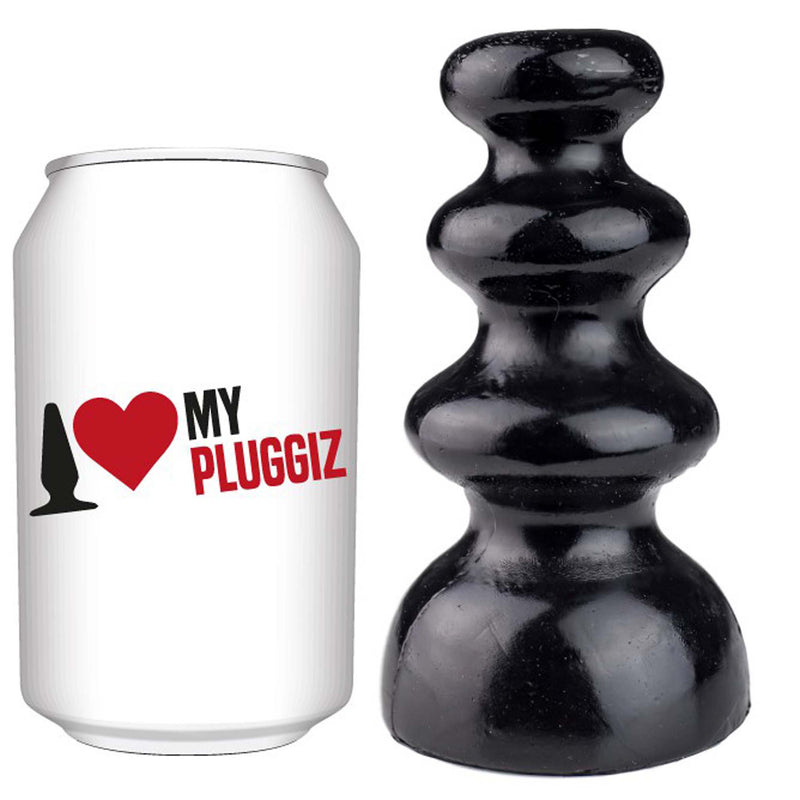Gangbangster - Rook Chess - Buttplug - 11 x 6,5 cm - PVC - Zwart