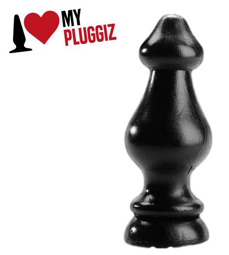 Gangbangster - Karac - Buttplug - 14 x 6 cm - PVC - Zwart