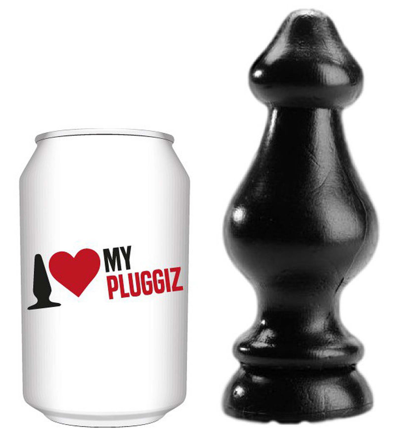 Gangbangster - Karac - Buttplug - 14 x 6 cm - PVC - Zwart