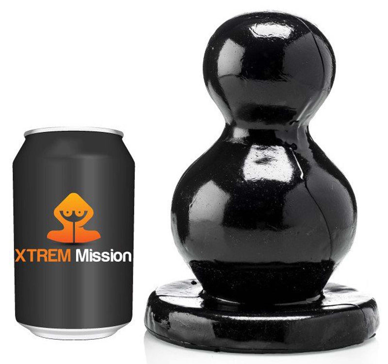 Gangbangster - Mission Twice More - Dildo - 17 x - 11 cm - PVC - Zwart