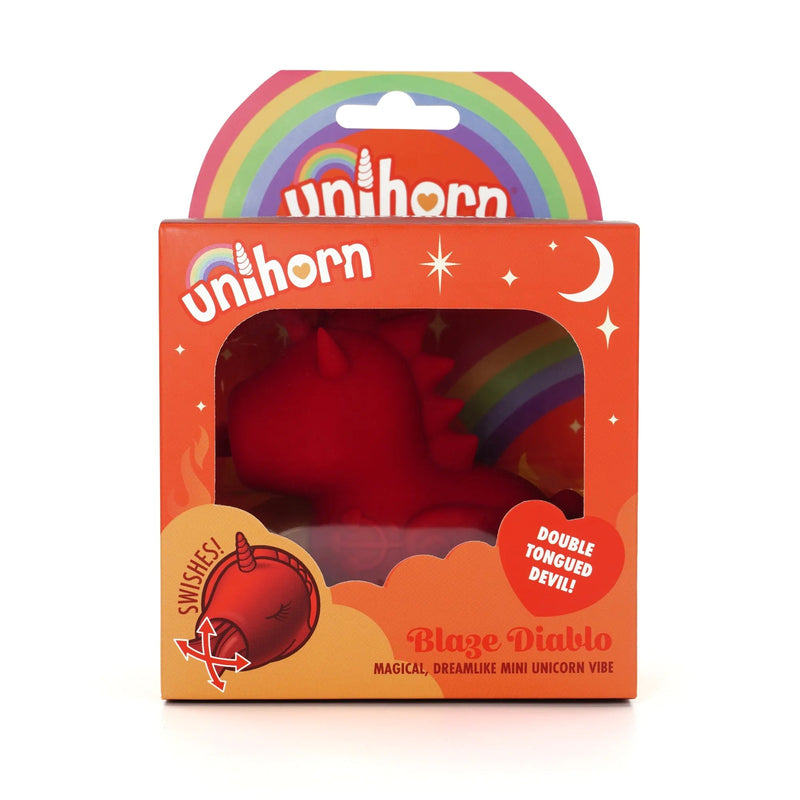 Unihorn Blaze Diablo - Vibrator - Siliconen - USB Oplaadbaar-Erotiekvoordeel.nl