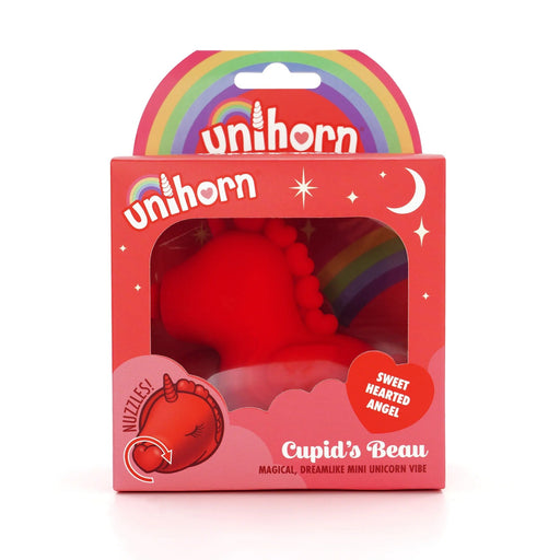 Unihorn Cupid's Beau - Vibrator - Siliconen - USB Oplaadbaar - Rood-Erotiekvoordeel.nl
