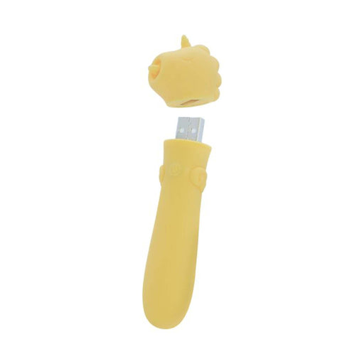 Unihorn Bullet Vibrator - Bean Blossom - Geel-Erotiekvoordeel.nl