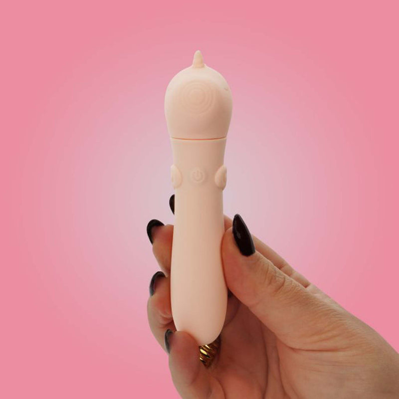 Unihorn Bullet Vibrator - Heart Throb - Roze-Erotiekvoordeel.nl