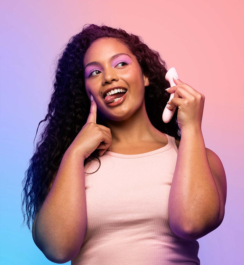 Vush - Pop Shine - G-Spot Vibrator - Met Opbergkoker - Lichtroze-Erotiekvoordeel.nl