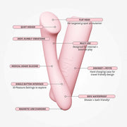Vush - Pop Shine - G-Spot Vibrator - Met Opbergkoker - Lichtroze-Erotiekvoordeel.nl
