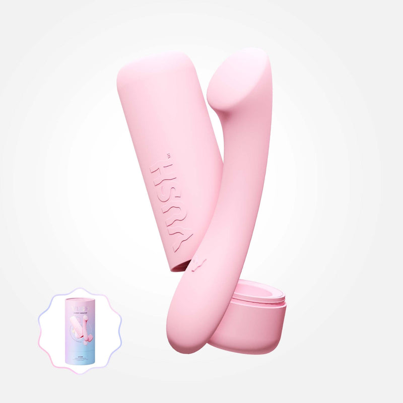 Vush - Pop Shine - G-Spot Vibrator - Met Opbergkoker - Lichtroze-Erotiekvoordeel.nl