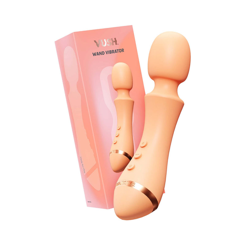 Vush - Majesty 2 Wand Vibrator - Perzik Roze