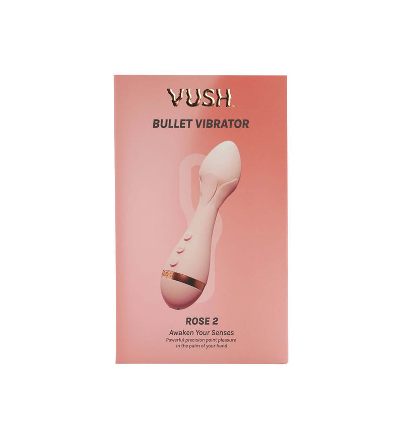 Vush - The Rose 2 Precision Bullet Vibrator - Lichtroze