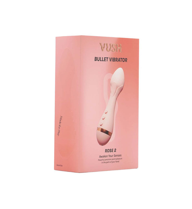 Vush - The Rose 2 Precision Bullet Vibrator - Lichtroze