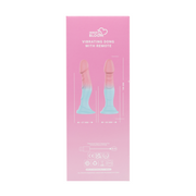 Inner Bloom - Vibrerende Dildo met Afstandsbediening - Roze/Lichtblauw-Erotiekvoordeel.nl