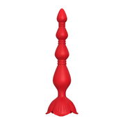 Inner Bloom - Vibrerende Bloesem Anaal Plug - Rood-Erotiekvoordeel.nl