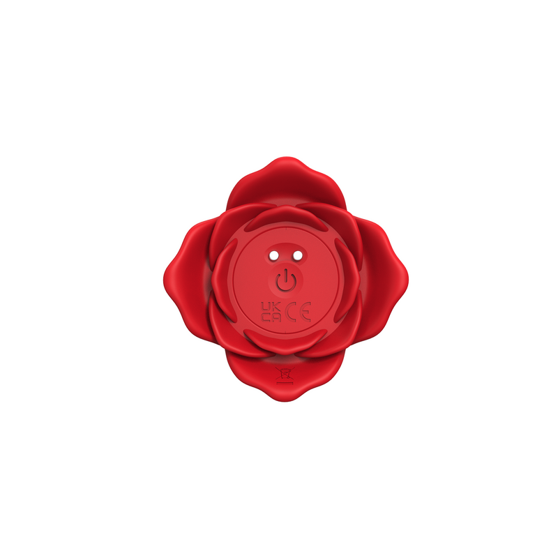 Inner Bloom - Vibrerende Bloesem Anaal Plug - Rood-Erotiekvoordeel.nl