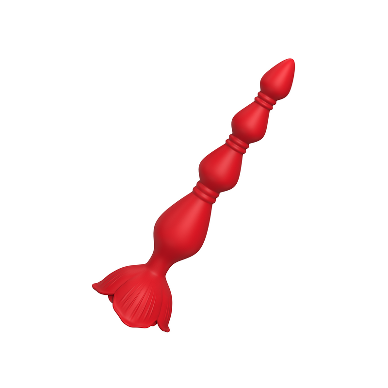 Inner Bloom - Vibrerende Bloesem Anaal Plug - Rood-Erotiekvoordeel.nl