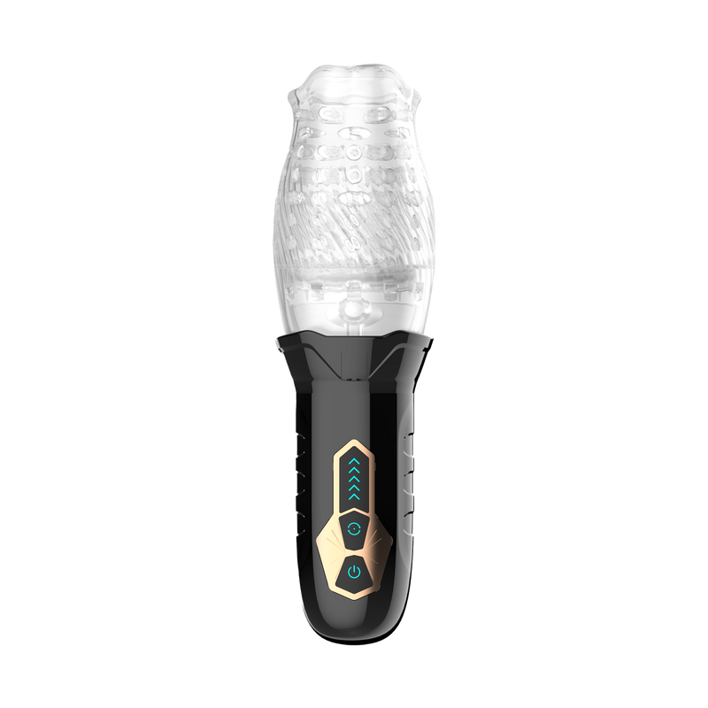Rogue - Cyclone Blowjob Simulator - Zwart/Transparant-Erotiekvoordeel.nl