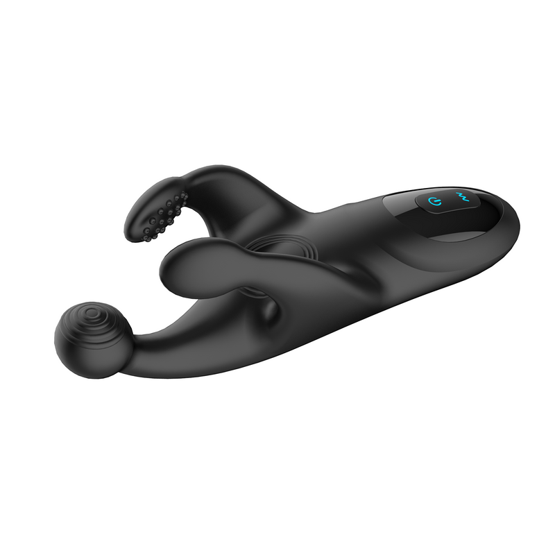 Rogue - Tapping & Vibrerende Penis Stimulator - Zwart-Erotiekvoordeel.nl