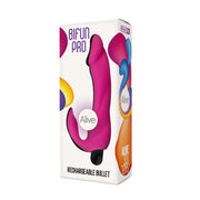 Alive - Bifun Pro Vibrator met Oplaadbare Bullet - Roze-Erotiekvoordeel.nl
