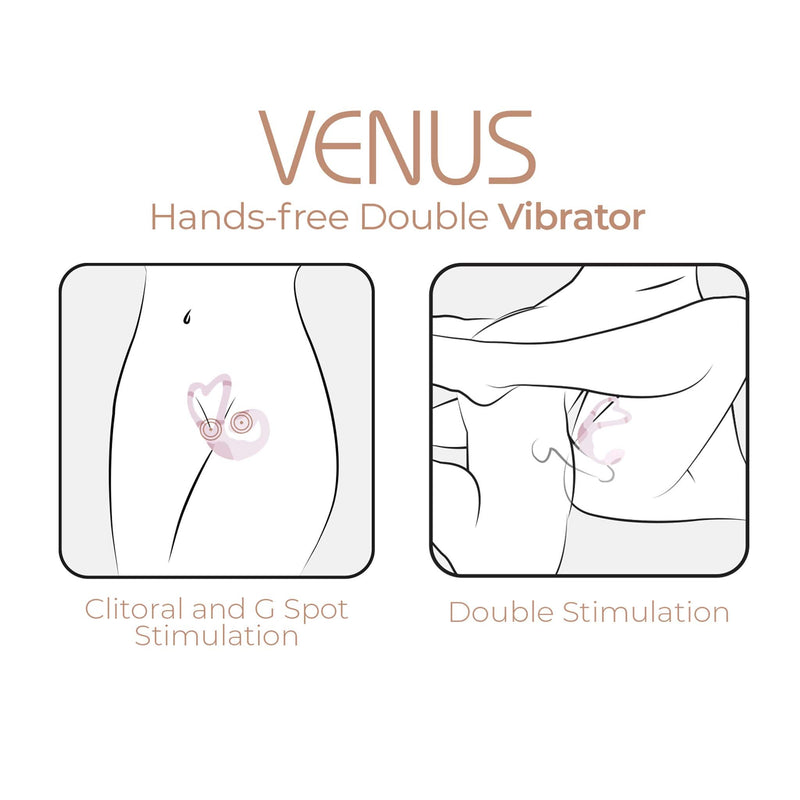 Adrien Lastic - Venus - Handsfree Vibrator met App Control - Roze-Erotiekvoordeel.nl
