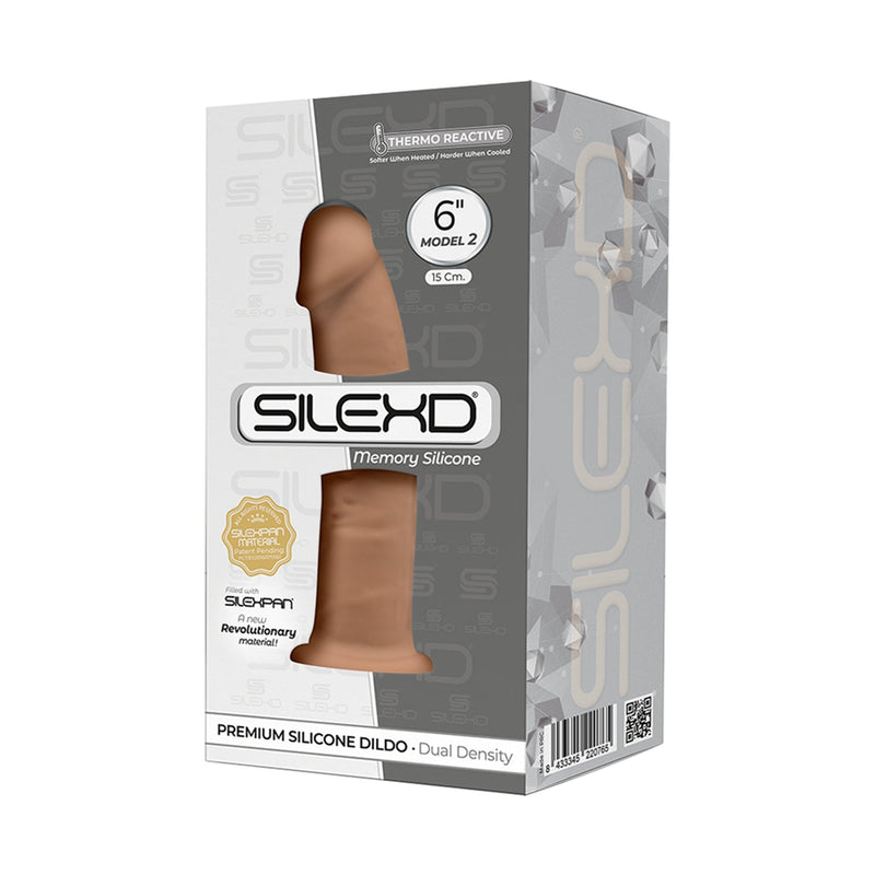 SILEXD - Dildo Model 2 - 15 cm - Caramel-Erotiekvoordeel.nl