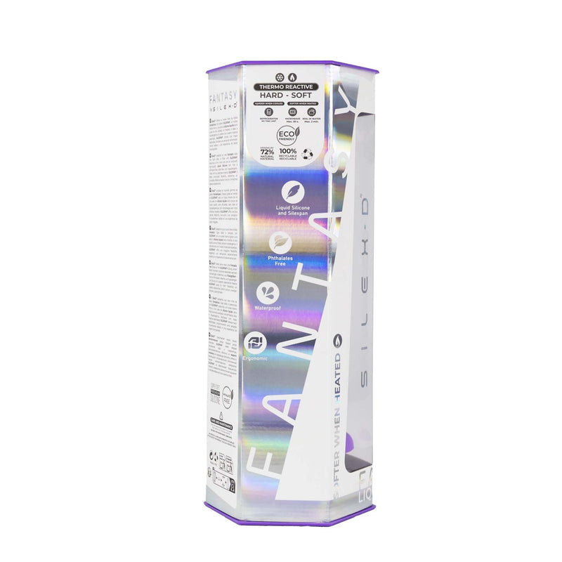 SILEXD - Dreamy - Dual Density Siliconen Dildo - 18.5 cm - Paars-Erotiekvoordeel.nl