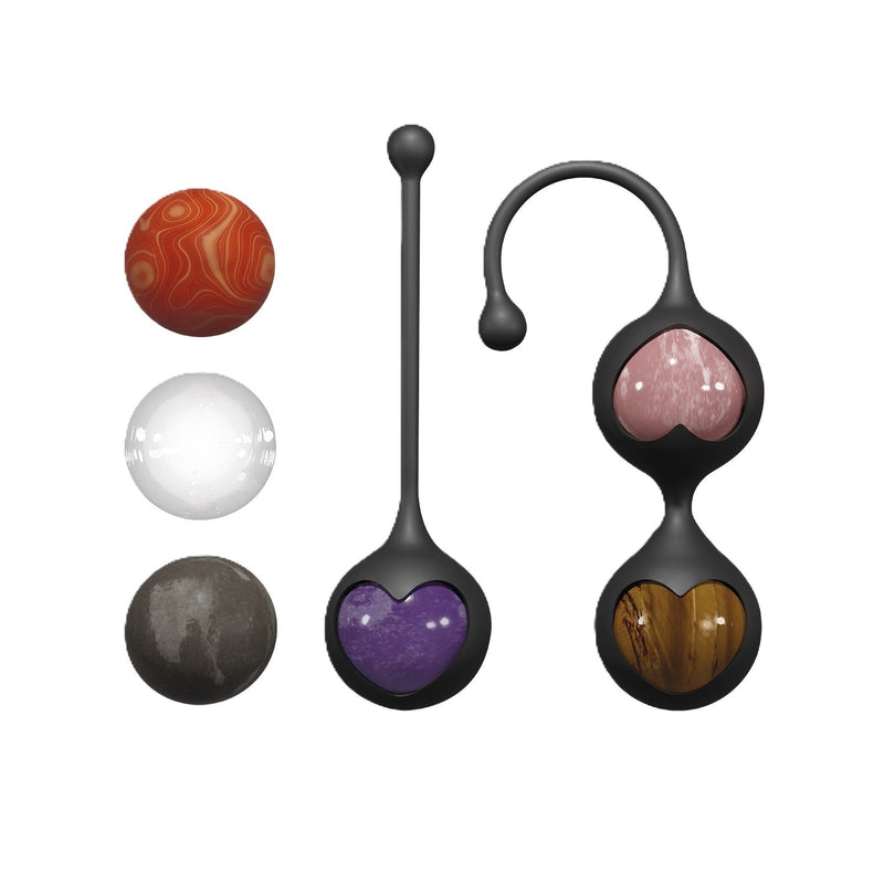 Adrien Lastic - Harmony Stones - Vaginale Balletjes - Kristallen - 6 stuks-Erotiekvoordeel.nl