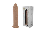 SILEXD - Realistische Rechte Dildo met Zuignap - Model 2 - 23 cm - Lichte Huidskleur-Erotiekvoordeel.nl