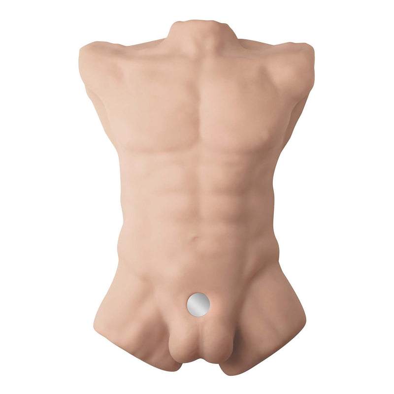 SILEXD - Apollo Masturbator - Mannelijk Torso plus Dildo - Lichte Huidskleur-Erotiekvoordeel.nl