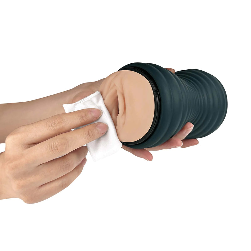 Adrien Lastic - Siltex Ultra Masturbator - Zwart-Erotiekvoordeel.nl