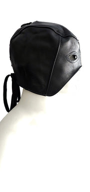 Rouge - Lederen Half Hoofd Masker - Zwart-Erotiekvoordeel.nl