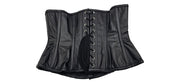 Rouge - Lederen Corset - Maat L-XL - Zwart-Erotiekvoordeel.nl