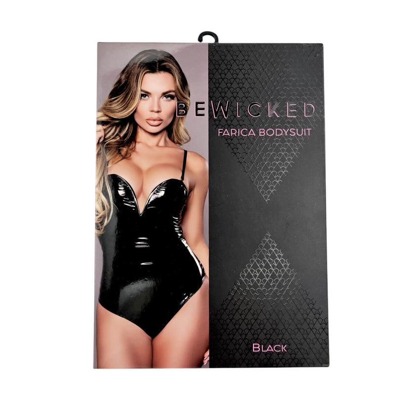 Be Wicked - Farica - Lakleren Body - Zwart