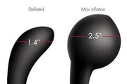 Heavy Hitters - Swell - Opblaasbare Vibrerende Prostaatplug - Zwart