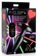 BootySparks - Heart Laser - Buttplug met laser projectie HART - Maat L