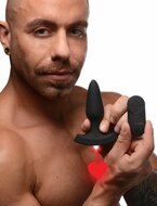 BootySparks - Heart Laser - Buttplug met laser projectie HART - Maat L