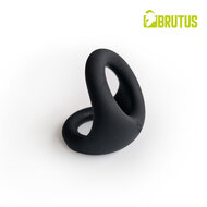 Brutus - Gemini - Ultrazachte Dubbele Cockring - Zwart