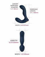Svakom - Iker Neo - Perineum & Prostaat Vibrator - App Control - Donkerblauw