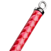RISE - BDSM Zweep - Feather Slim Single Tail - Rood/Roze