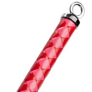 RISE - BDSM Zweep - Feather Slim Single Tail - Rood/Roze