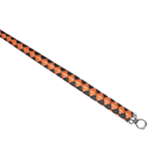 RISE - BDSM Zweep - Feather Slim Single Tail - Oranje/Zwart