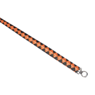RISE - BDSM Zweep - Feather Slim Single Tail - Oranje/Zwart
