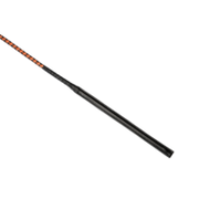 RISE - BDSM Zweep - Feather Slim Single Tail - Oranje/Zwart