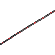 RISE - BDSM Zweep - Feather Single Tail - Zwart/Rood