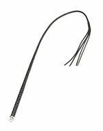 RISE - BDSM Zweep - Feather Single Tail - Zwart