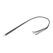 RISE - BDSM Zweep - Feather Single Tail - Zwart