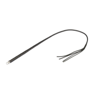 RISE - BDSM Zweep - Feather Single Tail - Zwart